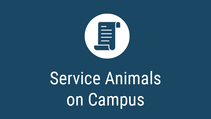 Service Animals on Campus